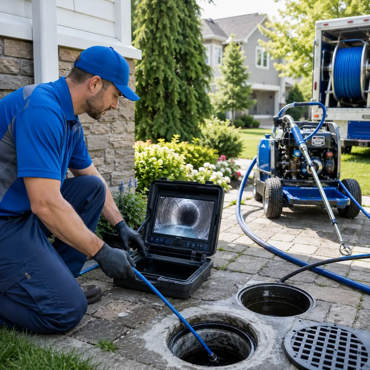 Outdoor drain cleaning professionals serving Grawn, MI