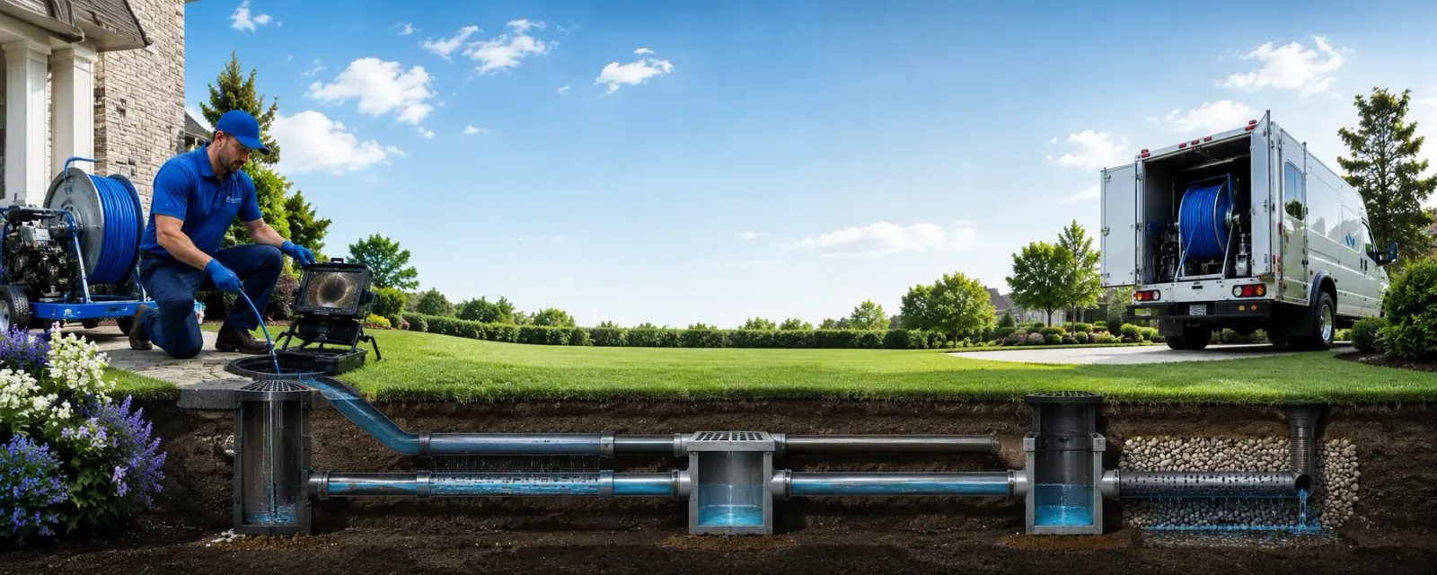 Outdoor drain cleaning information for Grawn, MI
